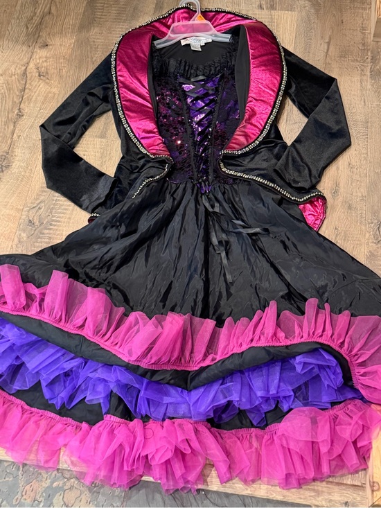 Glamour costumes Other - Glamour Costumes black Pink Purple DANCE Recital OUTFIT Moulin Rouge Burlesque M